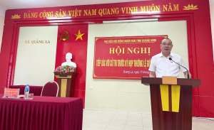 Quảng La: Hội nghị tiếp xúc với cử tri trước kỳ họp thường lệ giữa năm 2025